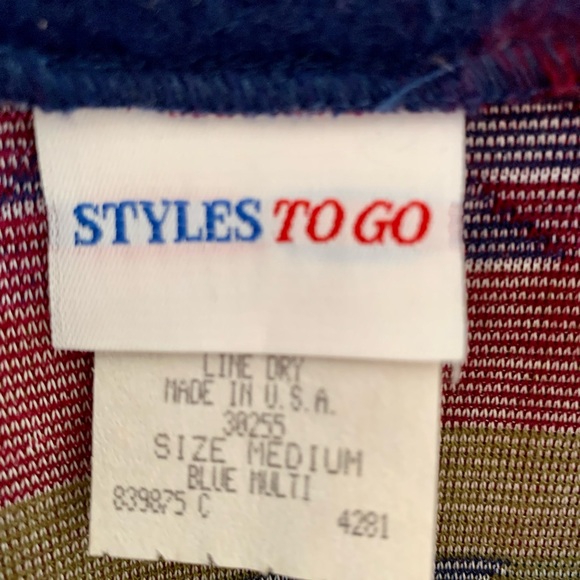 Styles To Go Southwest Vest and Skirt Set M - Picture 7 of 8